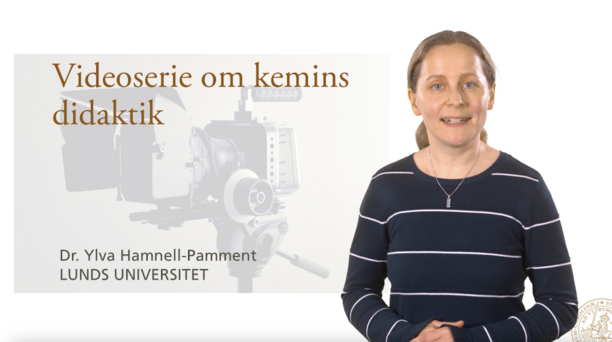 Ylva Hamnell-Pamment i sin videoserie.