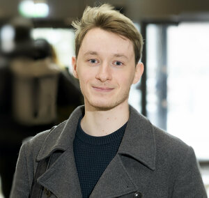 Fredrik Rosberg, student på ämneslärarutbildningen